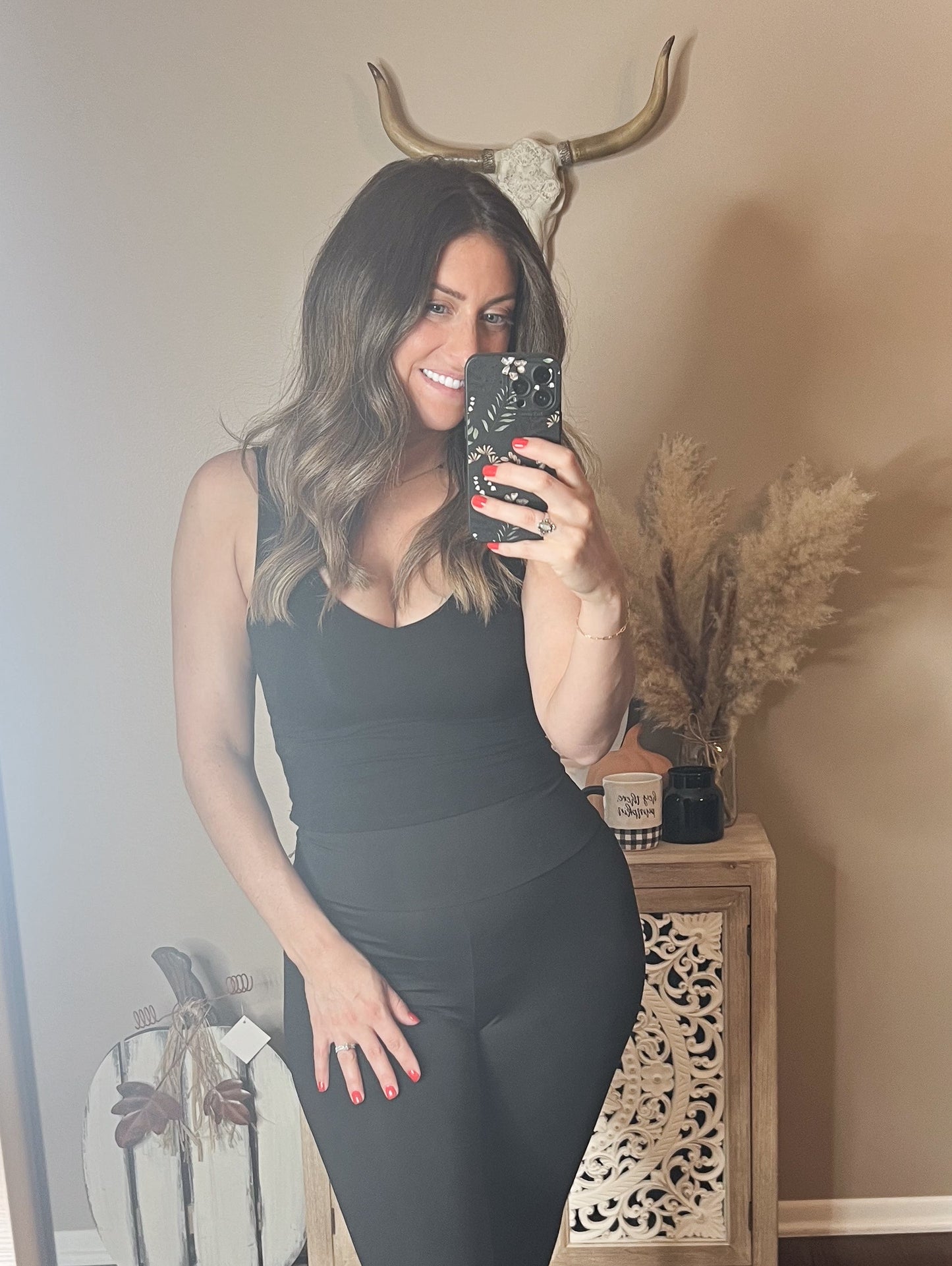 Basic V Neck Crop Tank