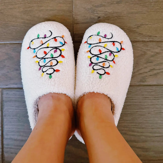 Cozy Holiday Slippers