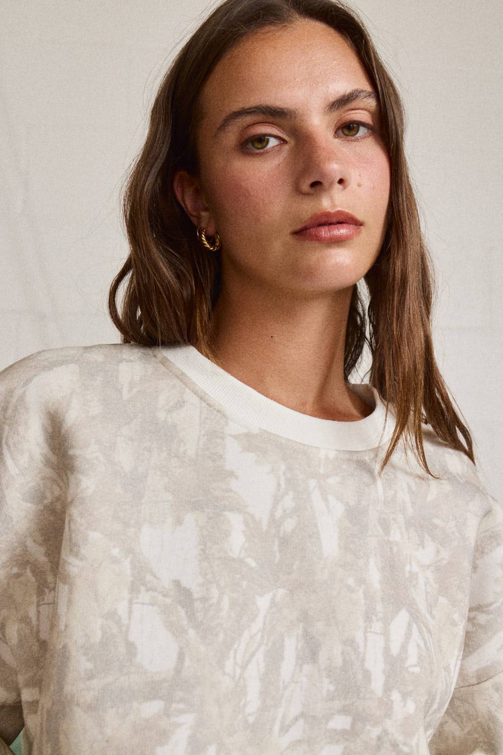 Woodland Camo Crewneck Sweatshirt