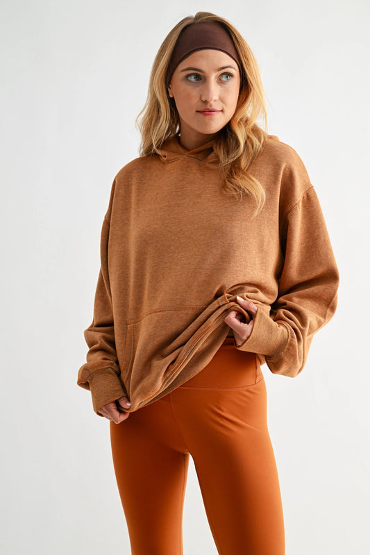 The Cozy Burnout Fleece Hoodie